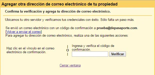 Enviar mensaje como - paso 4