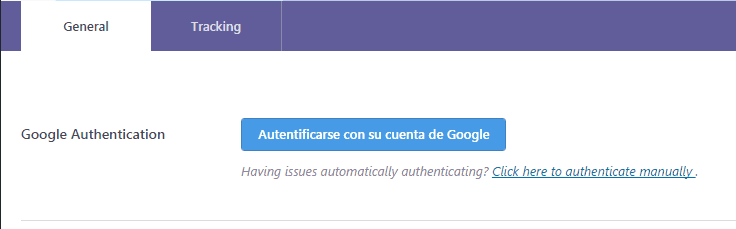 Autenticarse con Google